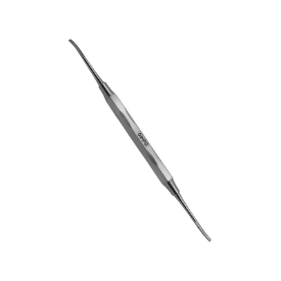 Nail File backward cutting Curved Hollow Handle 16cm