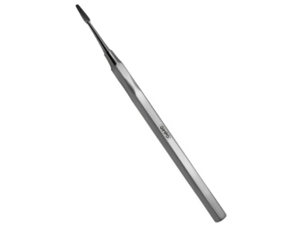 Nail File Large Oval Head Fine Cut Hollow Handle
