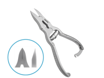 Double Action Nail Nipper Straight Jaw Barrel Spring 12cm