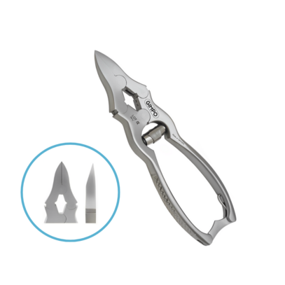 Double Action Nail Nipper Straight Jaw Barrel Spring 15 cm