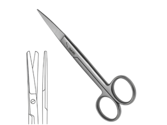 Super Operating Scissors 15cm Straight Blunt Blunt