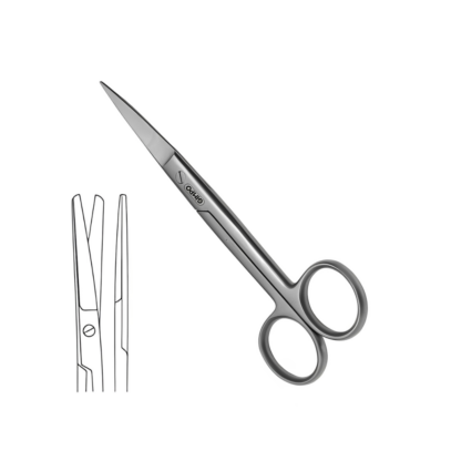 Super Operating Scissors 15cm Straight Blunt Blunt