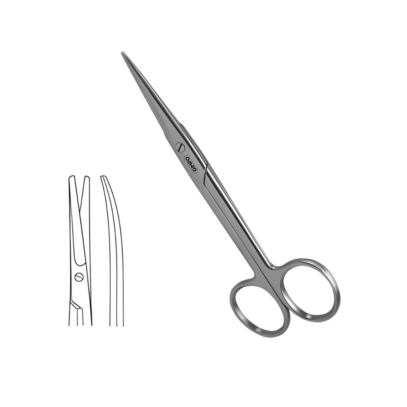 Super Mayo Lexer Scissor Curved 15cm